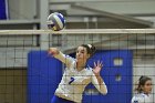 Volleyball vs Emerson  Wheaton College Women's Volleyball vs Emerson College. - Photo by Keith Nordstrom : Wheaton, Volleyball, VB2019